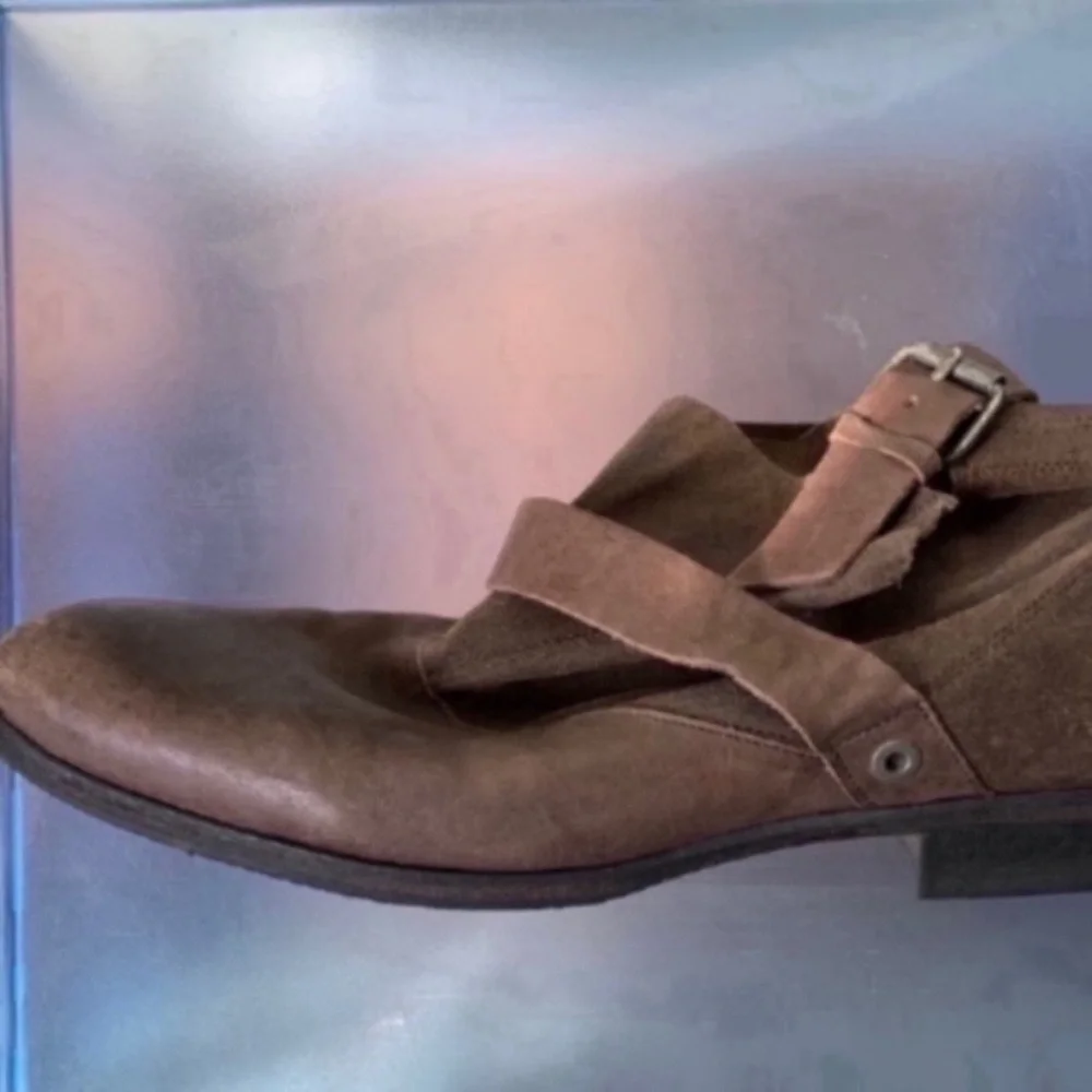 Rare Denmark 🇩🇰 Royal Republiq Distressed Ankle Buckle Boots - Picture 5 of 16